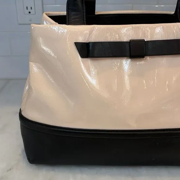 Kate Spade Bag Purse Handbag Leather Chelsea Street Gigi Patent Satchel Tote Bag